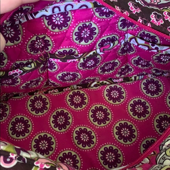 Vera Bradley Very Berry Paisley purse and tech case - Picture 6 of 10